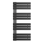 Solaro Design törölközőszárító radiátor 1200x500 mm fekete