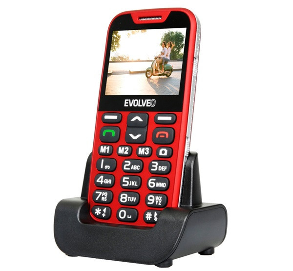 EVOLVEO EP 600 EasyPhone XD Mobiltelefon PIROS Homelux