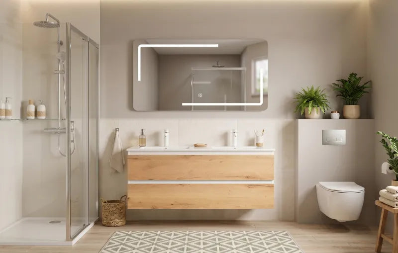 Leziter LED tükör: modern kényelem a fürdőszobában