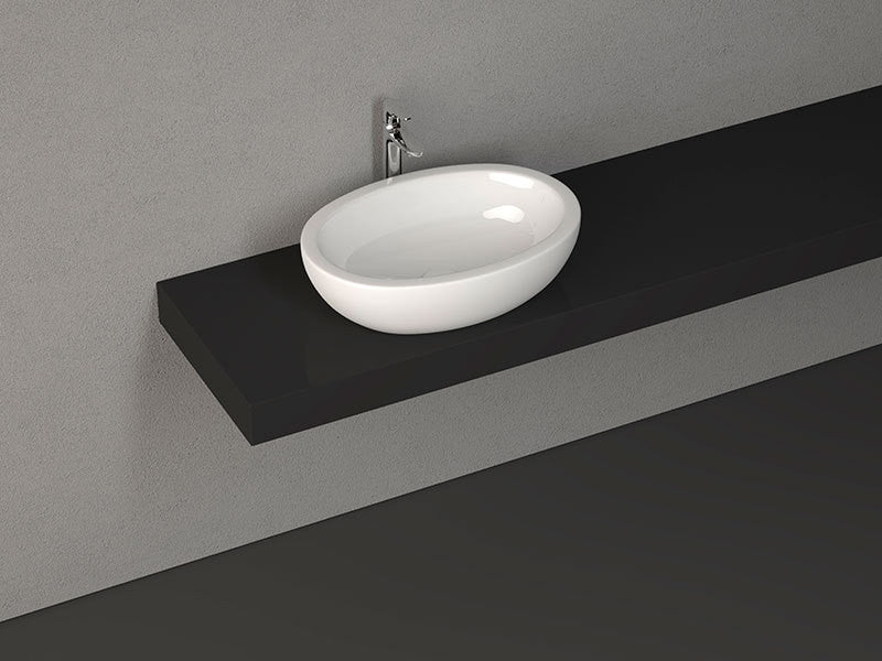 ISVEA SISTEMA pultra szerelhető kerámiamosdó, 60x18x42cm Másodlagos kép