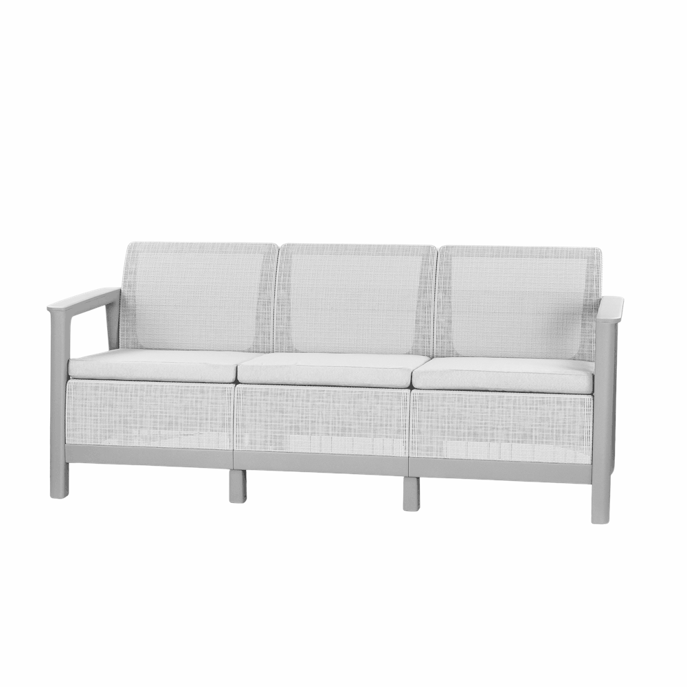 Scandi Love linea duo kerti bútor szett jute tárolós asztallal Másodlagos kép