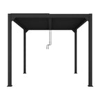 LUXE pergola 3x3m antracit