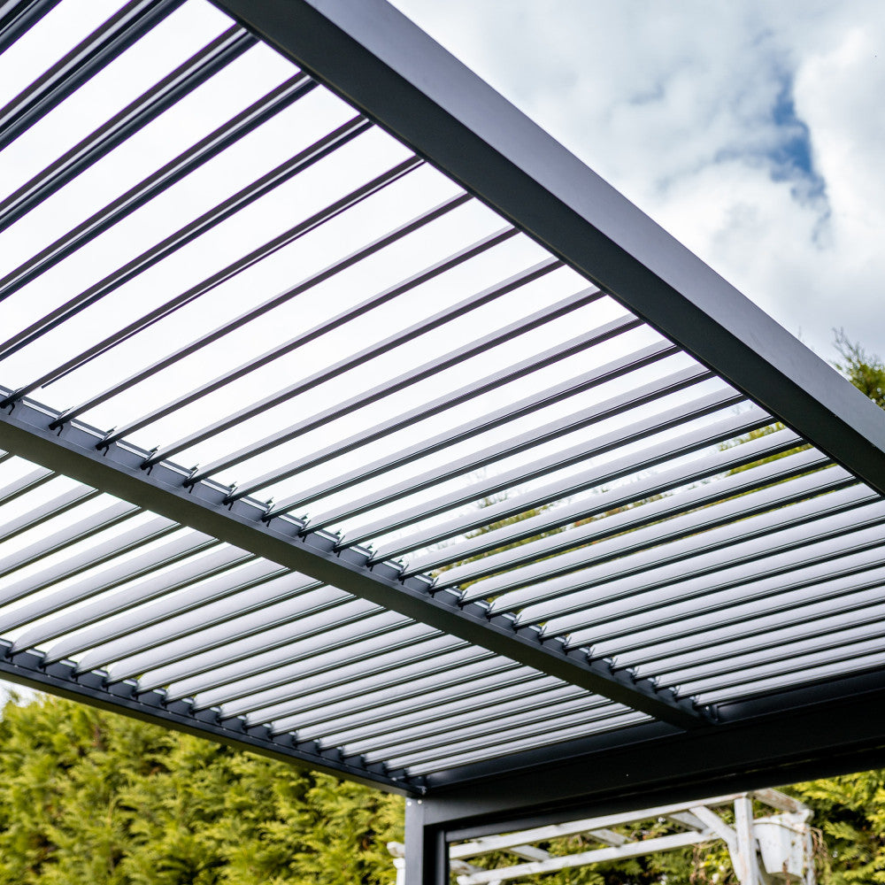 LUXE pergola 3x3m antracit