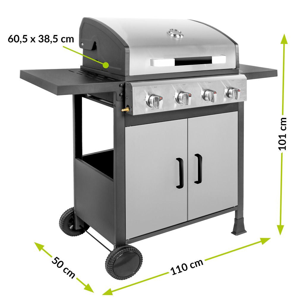 Brenner BR-G4N 4 égős gázgrill