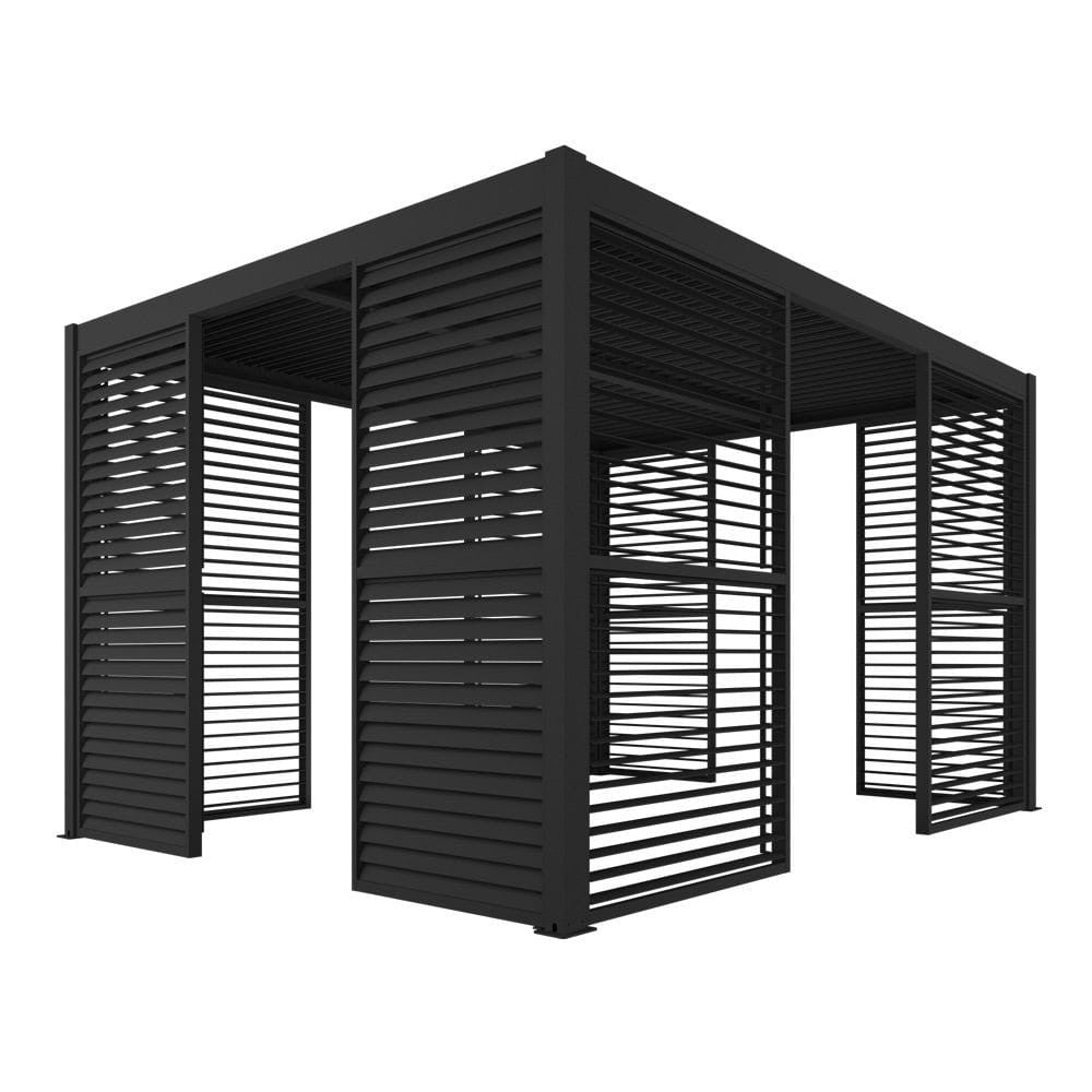 Kerti pavilon állítható lamellás oldalpanellel - Homelux, 5901738197381