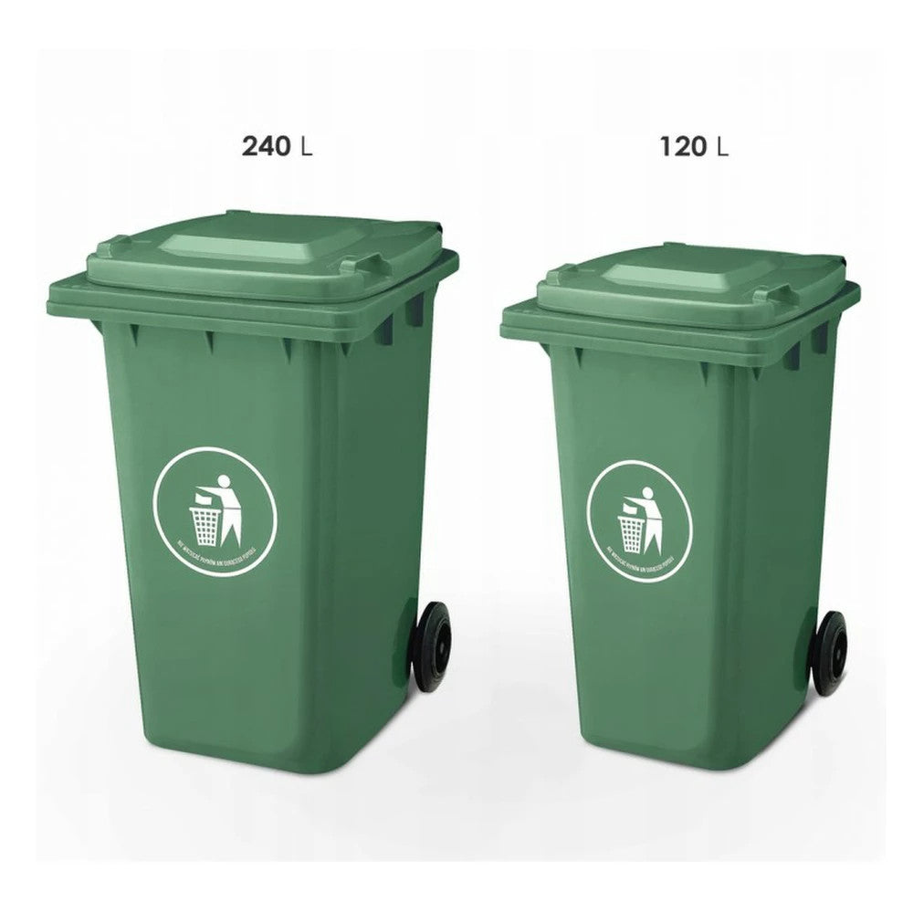 Hulladéktároló 120L ZÖLD