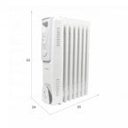 HH-1001 7 tagos olajradiátor 600W/900W/1500W