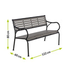 MIR271 kerti pad 122x60 cm
