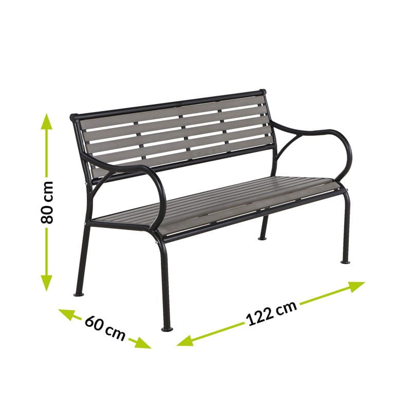 MIR271 kerti pad 122x60 cm