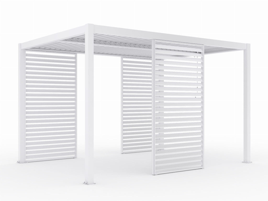 LUXE Lamellás oldalpanel (R) 123x218cm 4 m-ig fehér Másodlagos kép