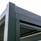 LUXE pergola 5,8x4m antracit LED világítással
