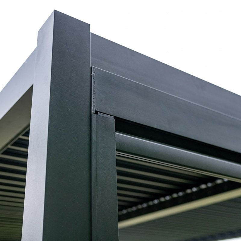 LUXE pergola 7,8x3m antracit LED világítással