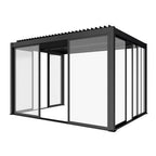 Pergola üveg tolóajtó perspektivikus nézetben - Homelux, 5905610251550