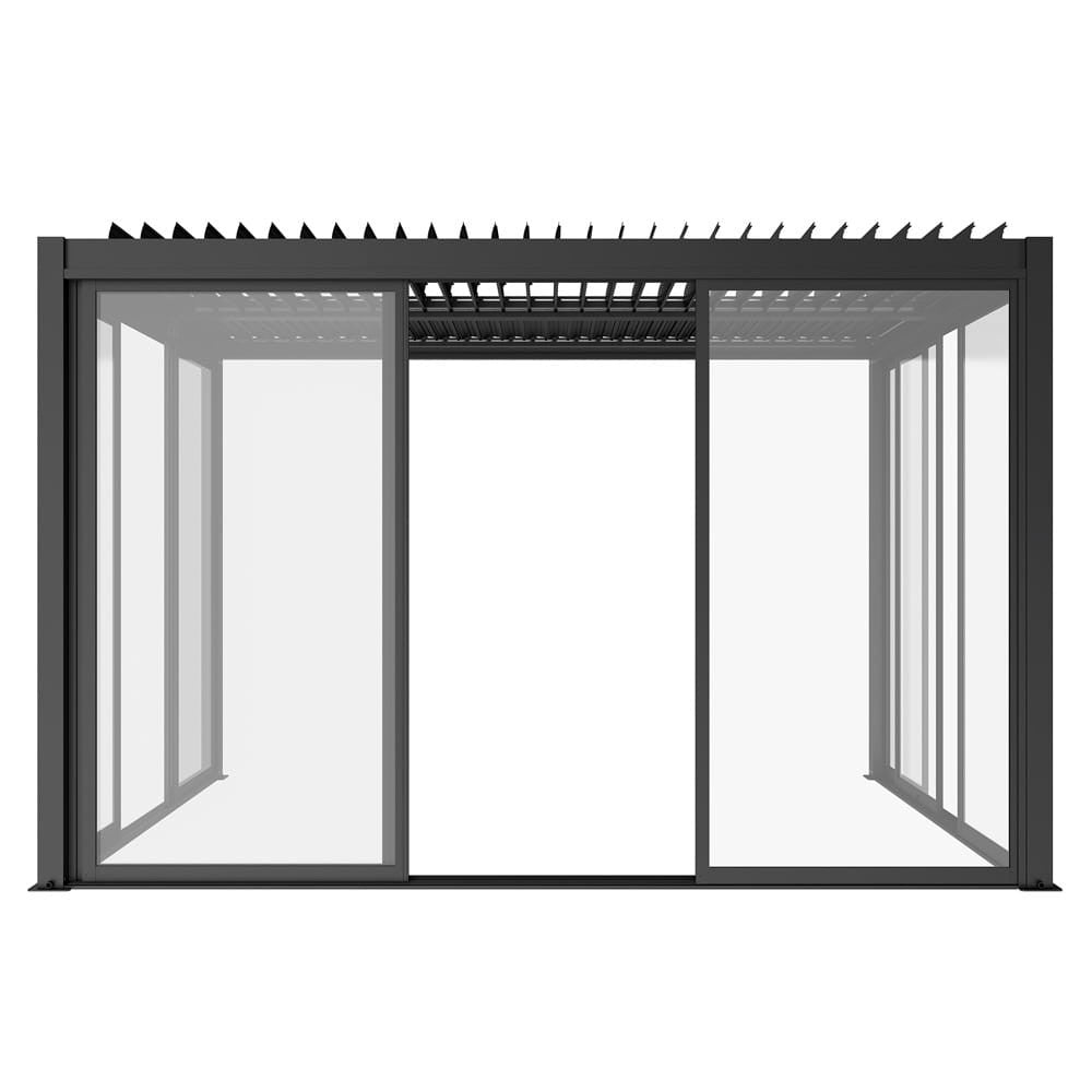 LUXE S8 tolóajtók 370x218cm 4 m-ig antracit