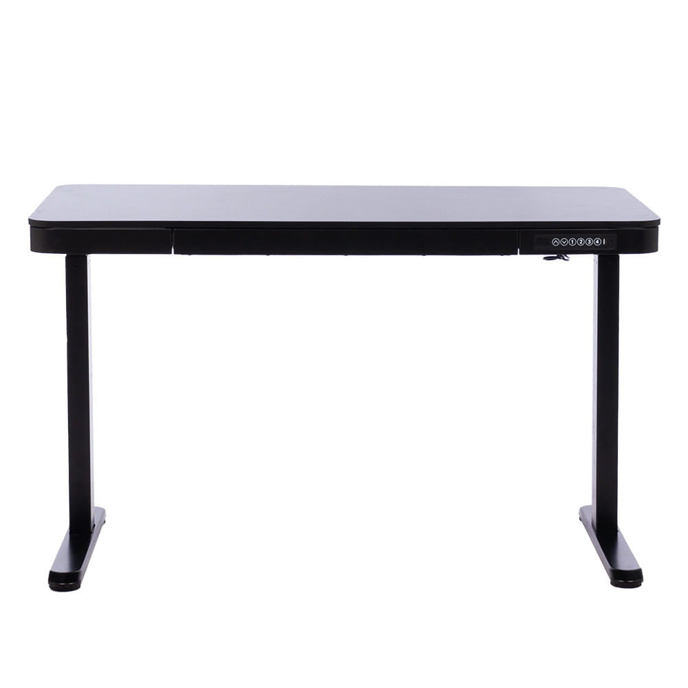 VELSEN íróasztal elektromos magasságállítással, vezérlőpanellel 120x60 cm fekete