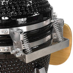 Kamado kerámia grill polcokkal és állvánnyal 32,5 cm