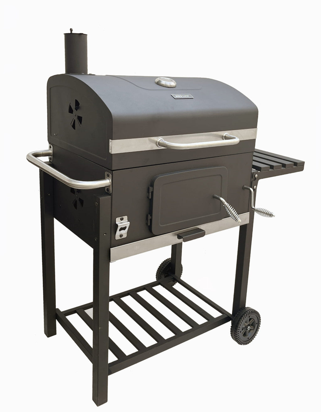 MIR4525K faszenes grill kéményes fedéllel Fő kép