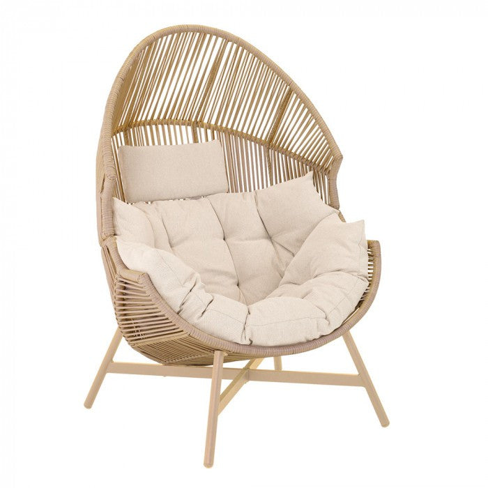 HOLAND rattan kosárfotel bézs Fő kép