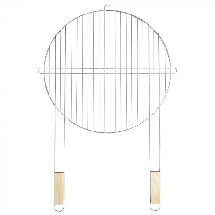 Kerek grillrács fa fogantyúval 51 cm Fő kép