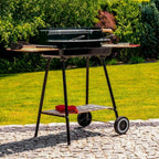 MIR244 téglalap alakú görgős széngrill