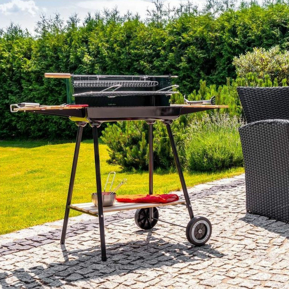 MIR244 téglalap alakú görgős széngrill