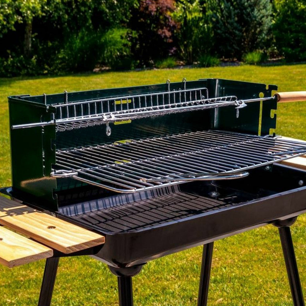 MIR244 téglalap alakú görgős széngrill