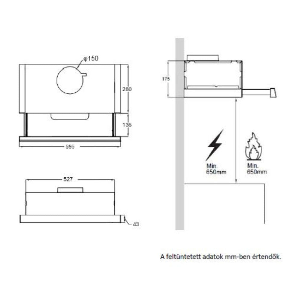 HOMEFORT HPK611B páraelszívó