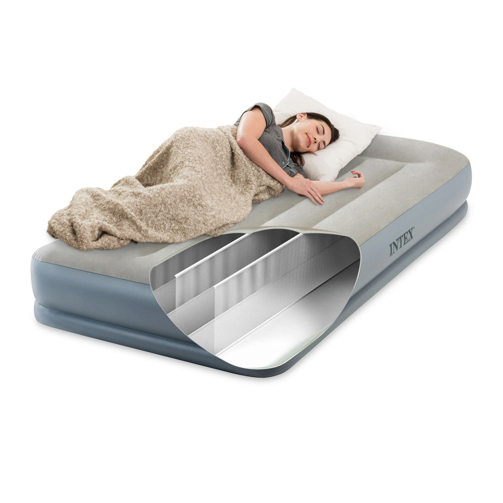Intex 64116ND egyszemélyes felfújható matrac pumpával, 191 × 99 cm Másodlagos kép