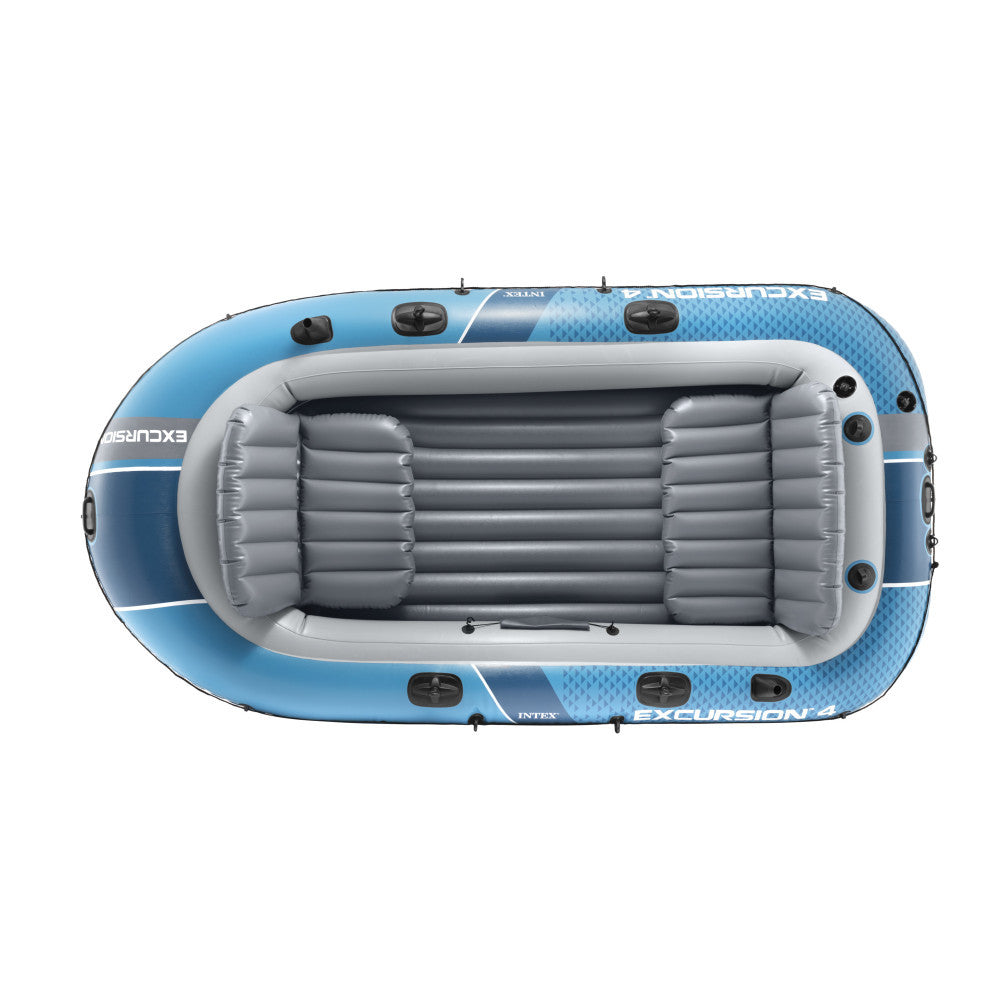 Intex 66324 Excursion 4 négyszemélyes felfújható csónak pumpával, 2 evezővel és hordtáskával Másodlagos kép