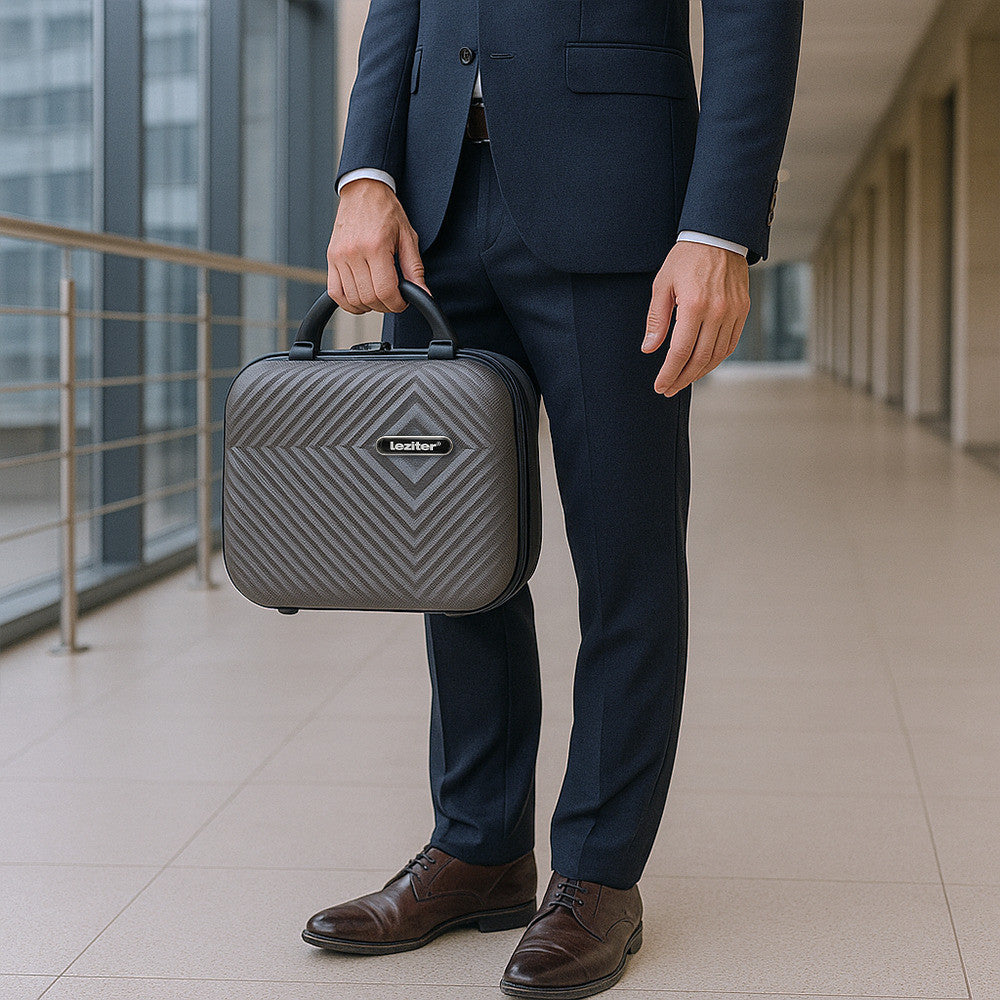 TraveLux Pro kézi bőrönd keményfedeles 28x36x16 cm Másodlagos kép