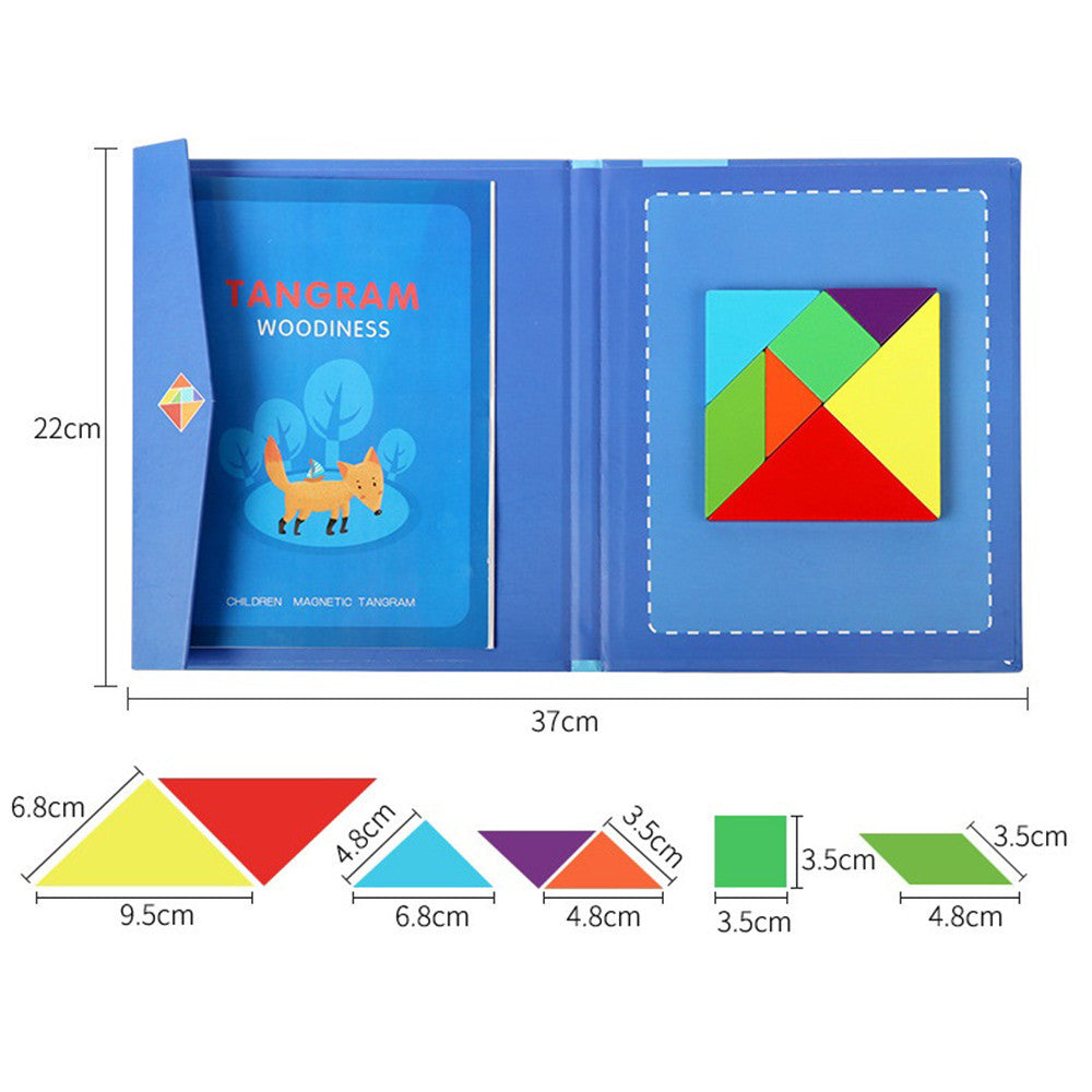 Mágneses tangram fajáték Másodlagos kép