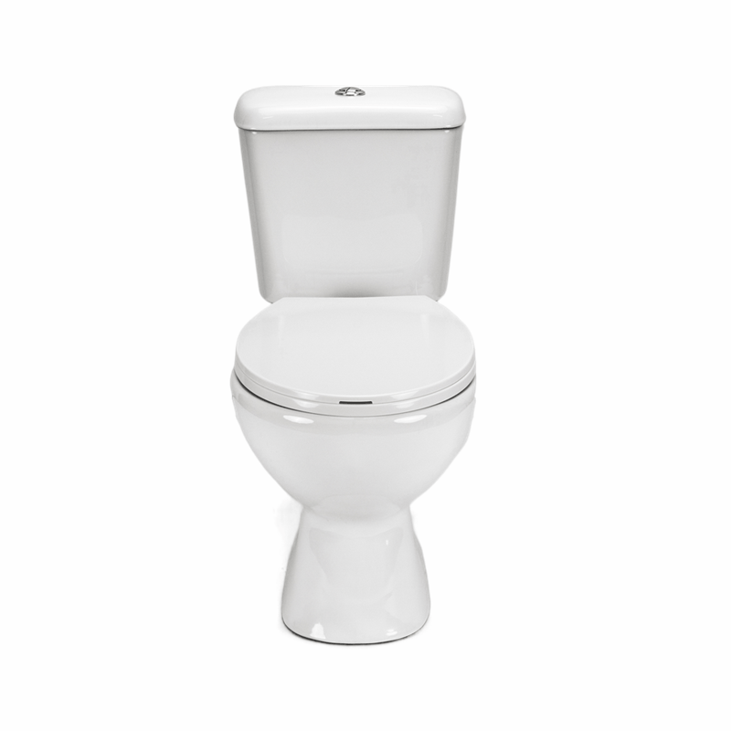 Cleano monoblokkos WC alsó kifolyással ülőkével Másodlagos kép
