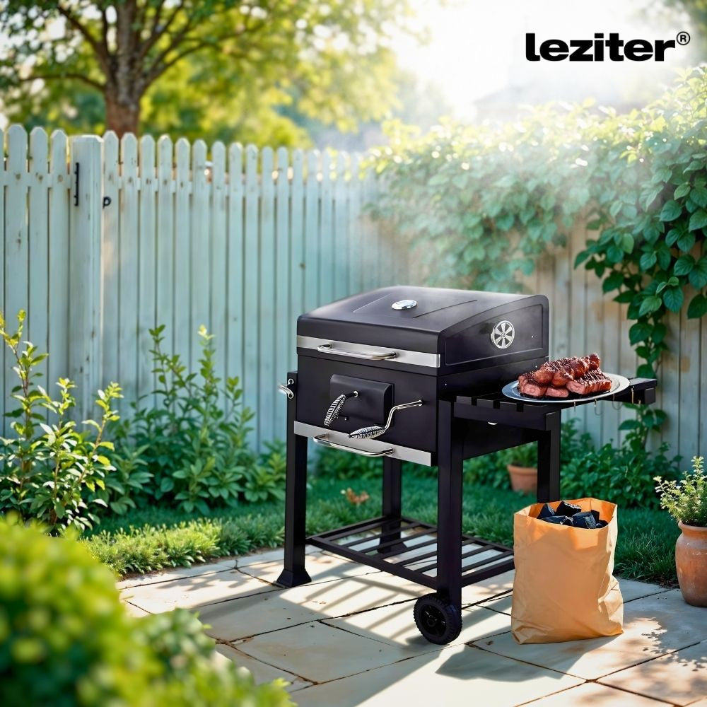 Multifunkciós faszenes kerti grillsütő Másodlagos kép