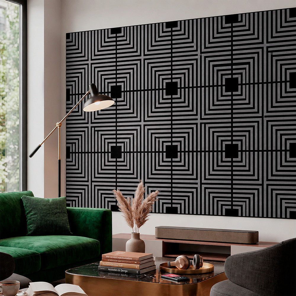 Akusztikus falpanel Deco V olajos tölgy hatású 60x60x1,8 cm Másodlagos kép