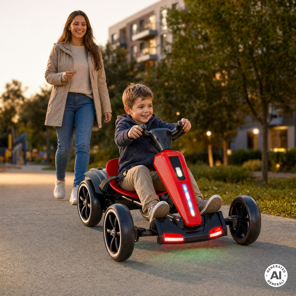 Elektromos gokart piros Másodlagos kép