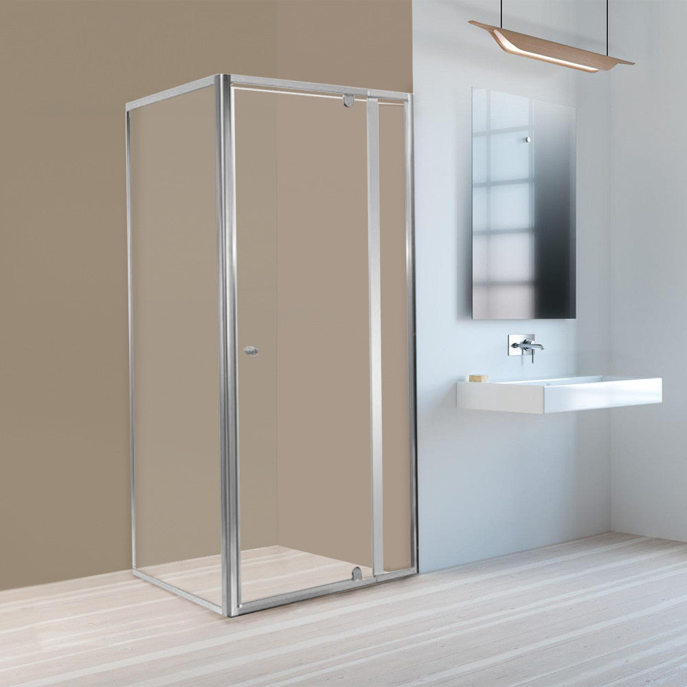 Flexi 80x80 cm sarokba szerelhető szögletes zuhanykabin zuhanytálca nélkül Másodlagos kép