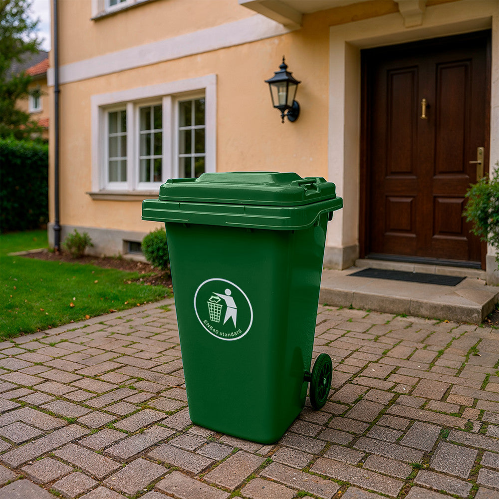 Hulladéktároló 120L zöld Másodlagos kép