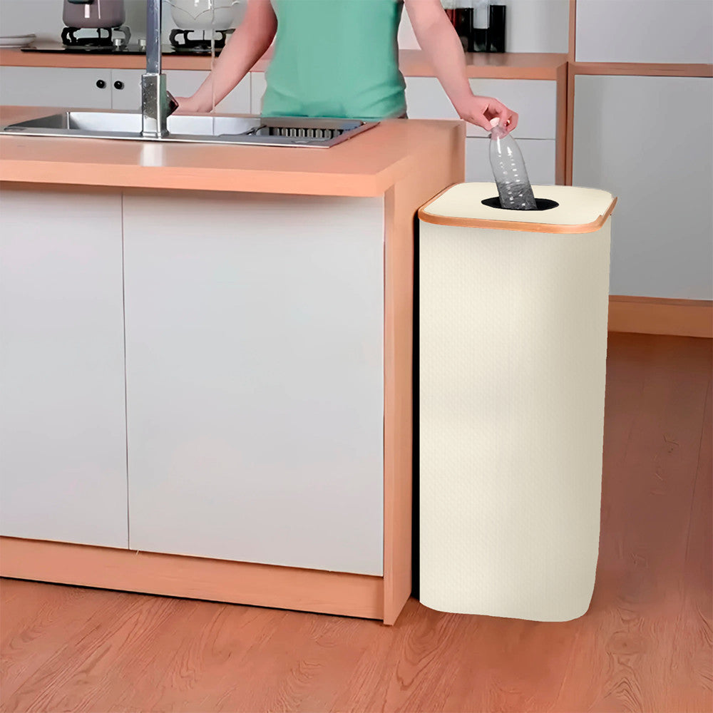 Szelektív palackgyűjtő 100l fehér Másodlagos kép