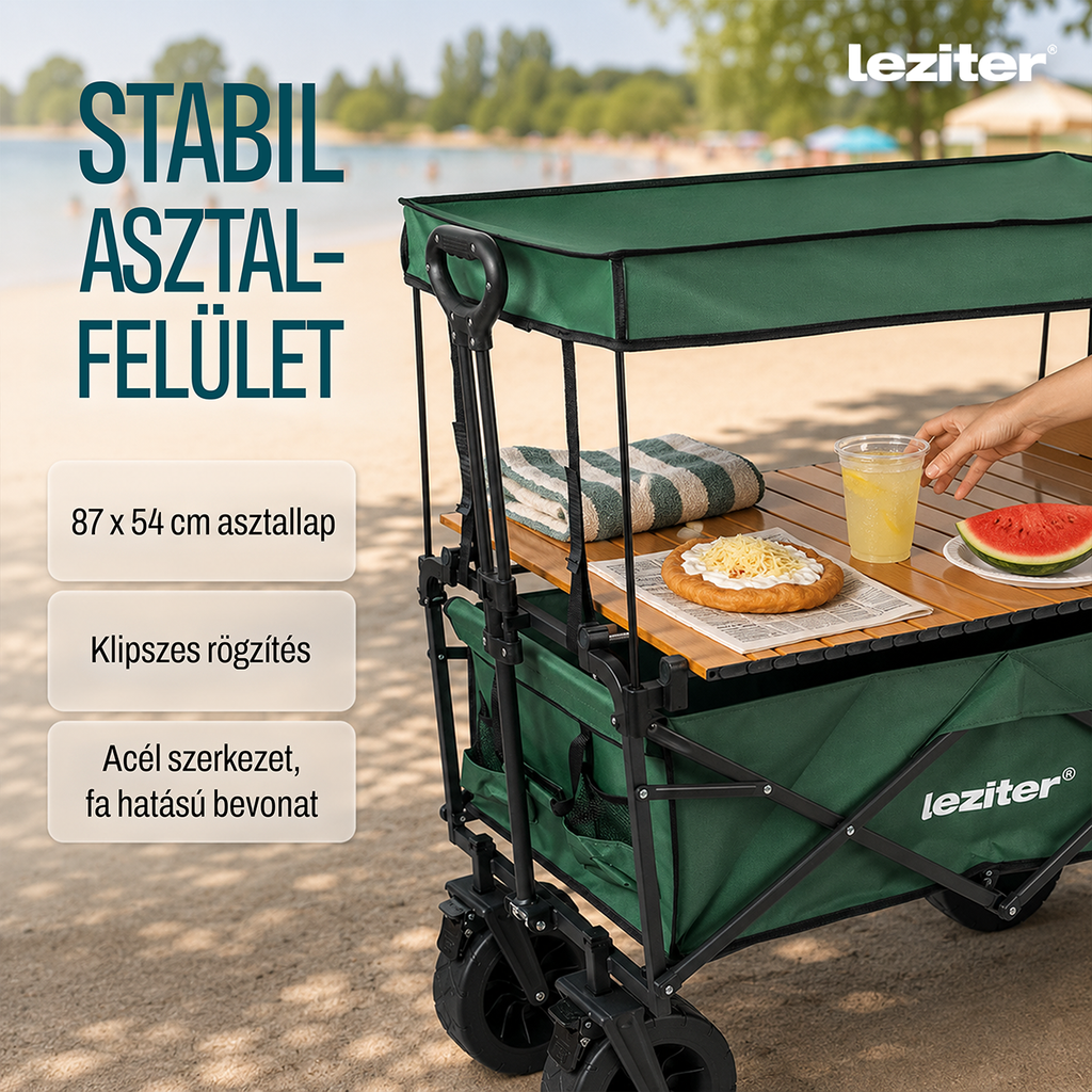 Strandkocsi prémium piknik asztal