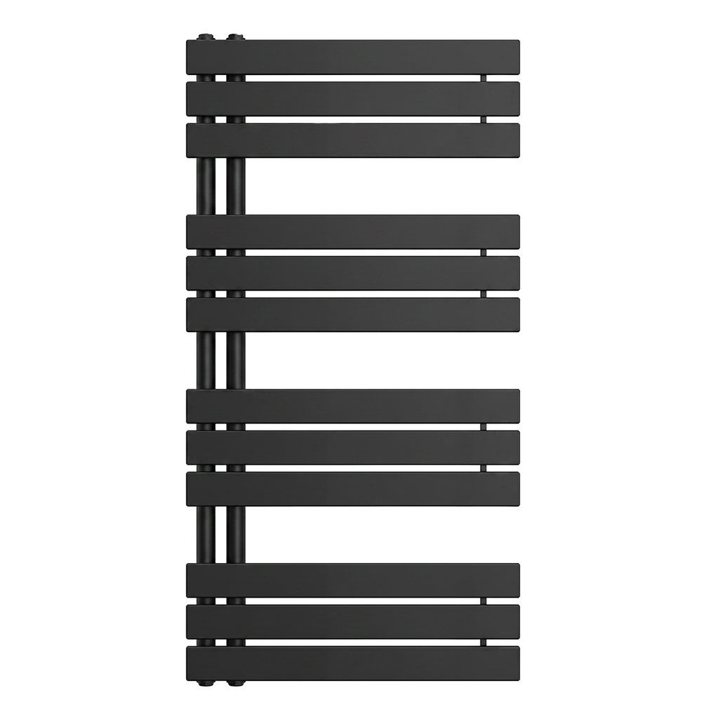 Solaro Design törölközőszárító radiátor 1200x600 mm fekete