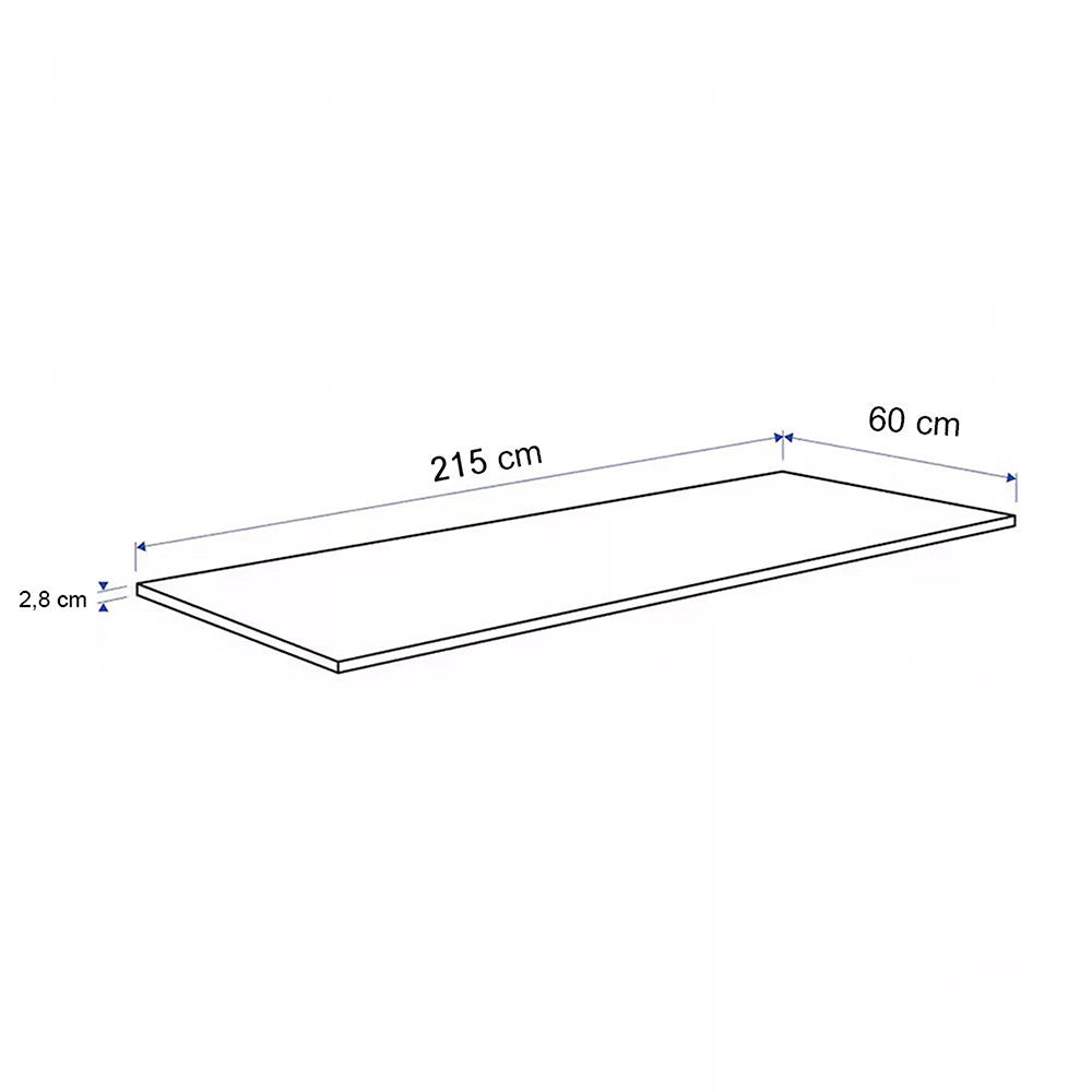 Konyhai munkalap lancelot tölgy 215 x 60 x 2,8 cm Másodlagos kép