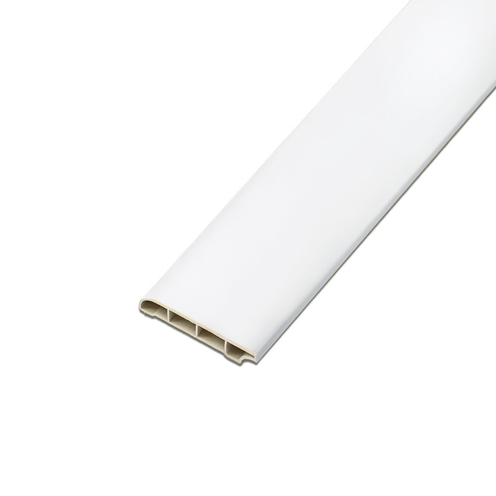 Vinyl SPC padlószegély Snow white 2400x60x12 mm Másodlagos kép