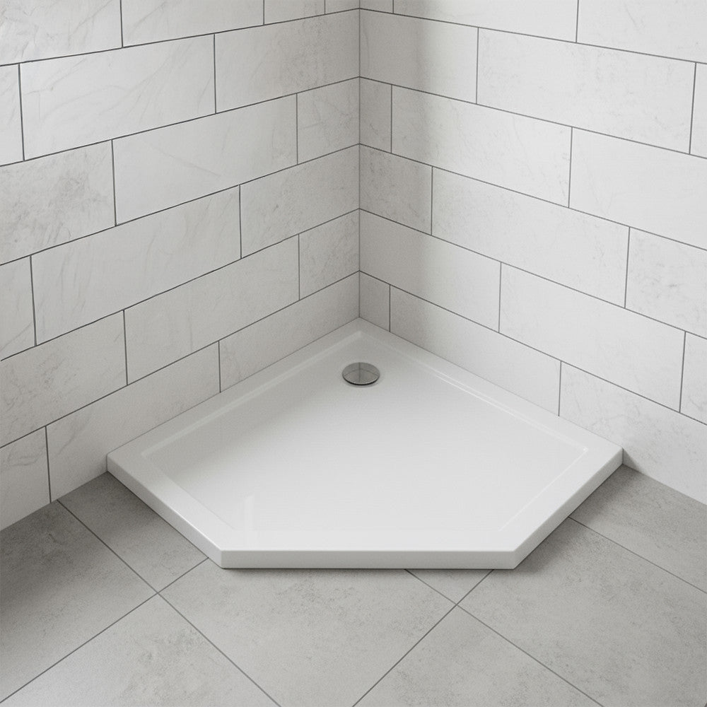 Modena Slim ötszögletű alacsony akril zuhanytálca 100x100 cm Másodlagos kép