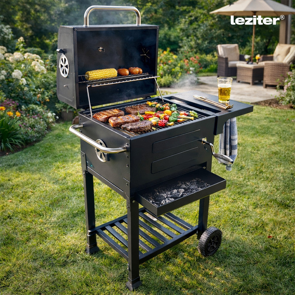 Helix multifunkciós faszenes kerti grillsütő Másodlagos kép