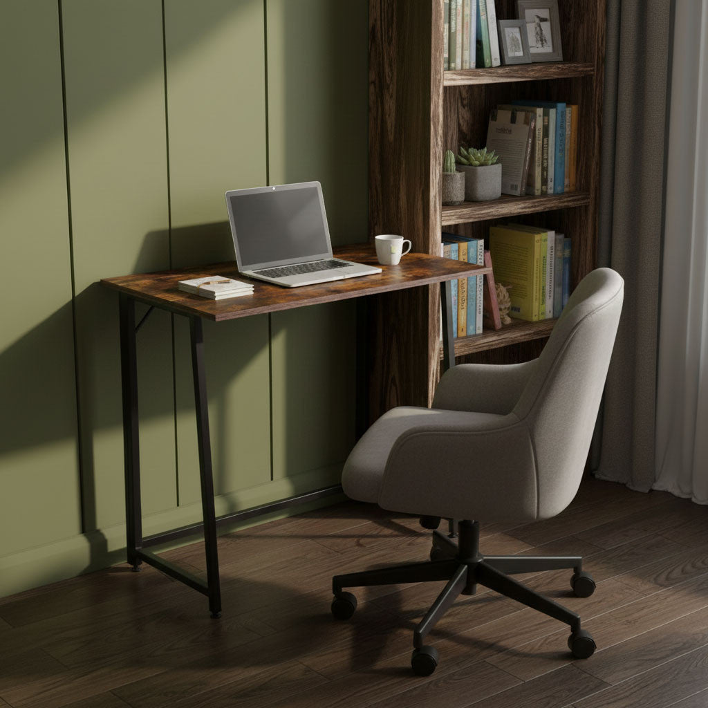 Összecsukható Íróasztal 80x45 cm Loft Stílus Másodlagos kép