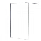 Fürdőszobai zuhanyfal, 100 × 190 cm-es walk-in kivitel krómozott profillal - Homelux, WIC-100