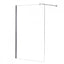 Fürdőszobai zuhanyfal, 100 × 190 cm-es walk-in kivitel krómozott profillal - Homelux, WIC-100