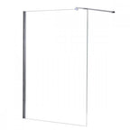 Zuhanyfal, 120 × 190 cm-es krómozott walk-in kivitel - Homelux, WIC-120