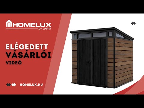 Signature PENT 7X7 műanyag kerti ház dió