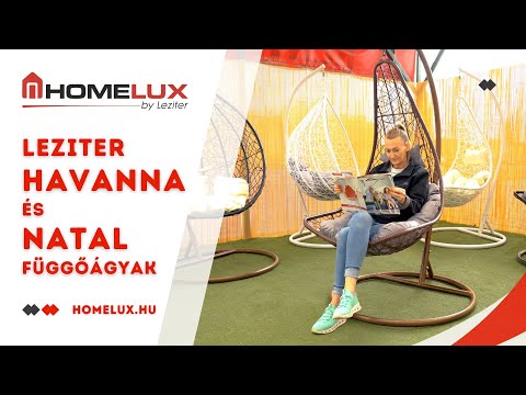 Natal Easy kerti függőfotel fehér rögzítő készlettel